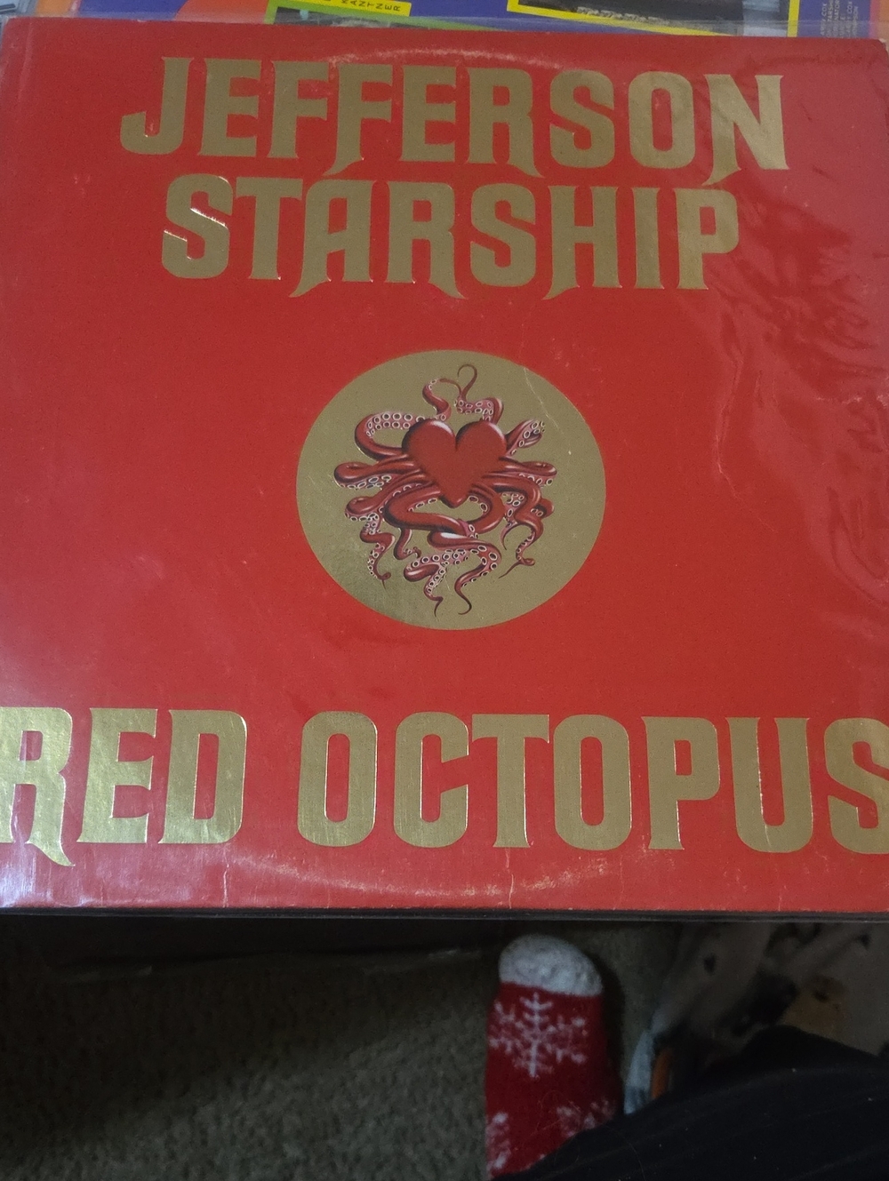 JEFFERSON STARSHIP "RED OCTOPUS" VINYL. MINT CONDITION. RARE